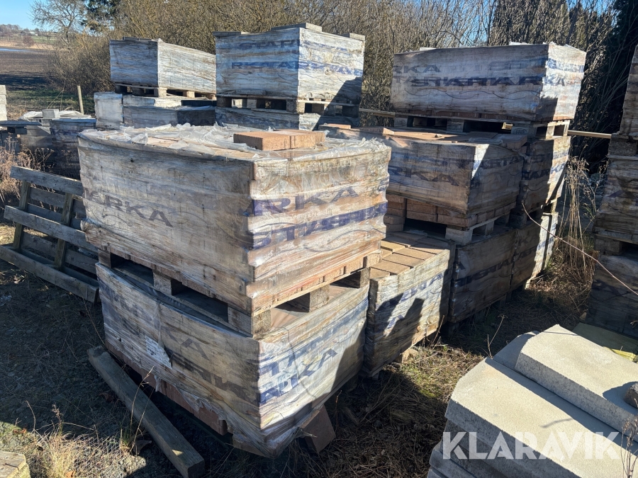 Marksten Starka Bya Helsten 210x140x50mm Terracotta - Totalt 6 pallar
