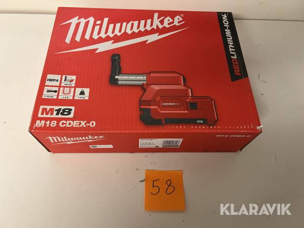 Dammsugartillsats Milwaukee M18 CDEX