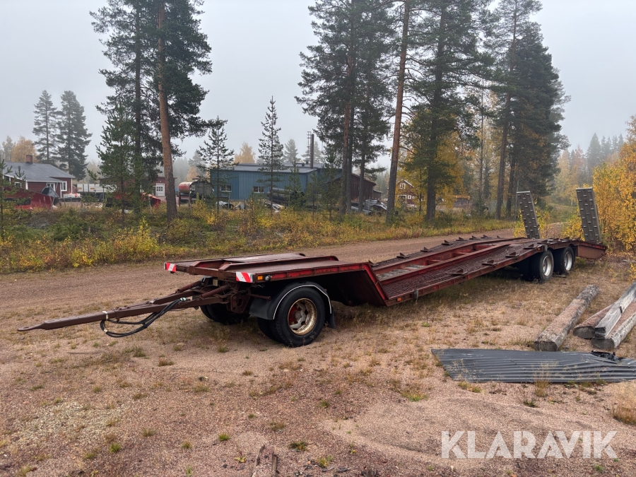 Maskintrailer Omv Tollarp CTS 3
