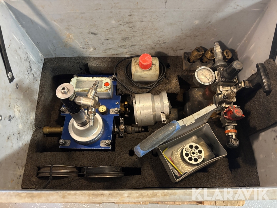 Fiberblåsmaskin Plumett Microjet prm.196 med div kabelhjul och ducktanslutningar