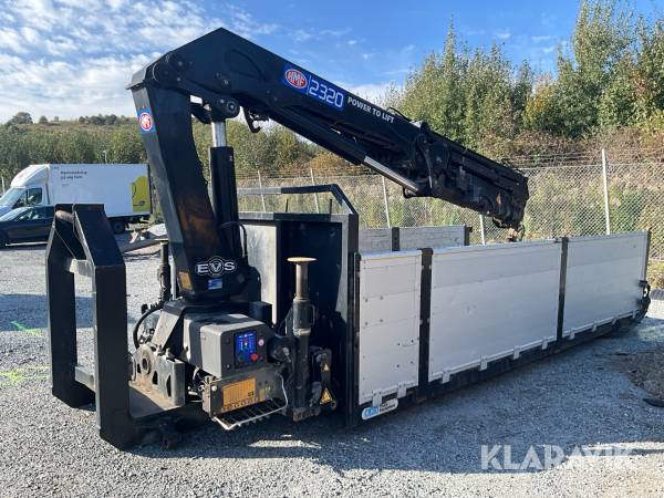 Kranflak HMF 2320K-RCS med gripskopa