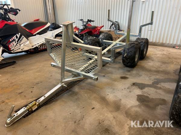 Timmervagn ATV Oljanperä 1000 kg