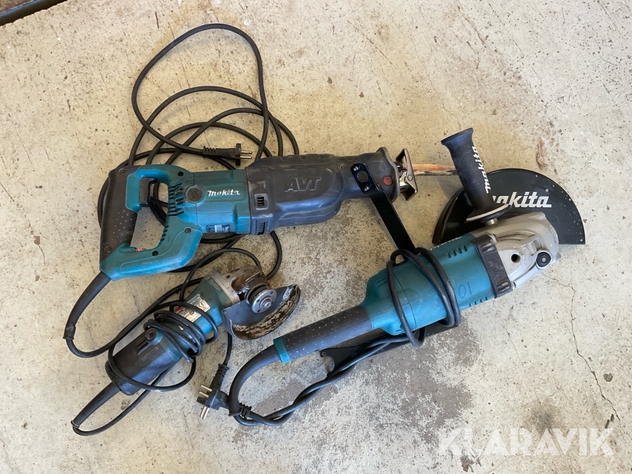Slipmaskiner/Tigersåg Makita GA9020S/9522NB/JR3070CT