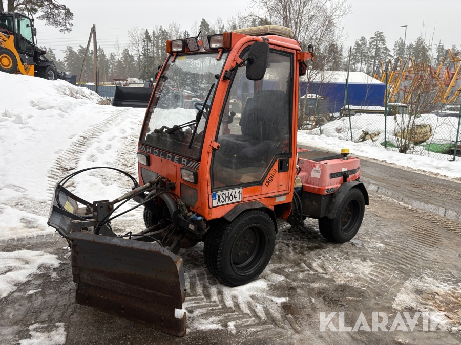 Redskapsbärare Holder C2.42 med sopborste & vikplog