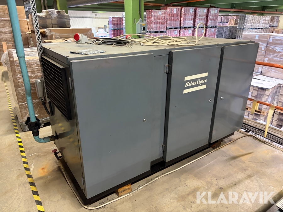 Kompressor med lufttotk Atlas Copco GA 508 PACK