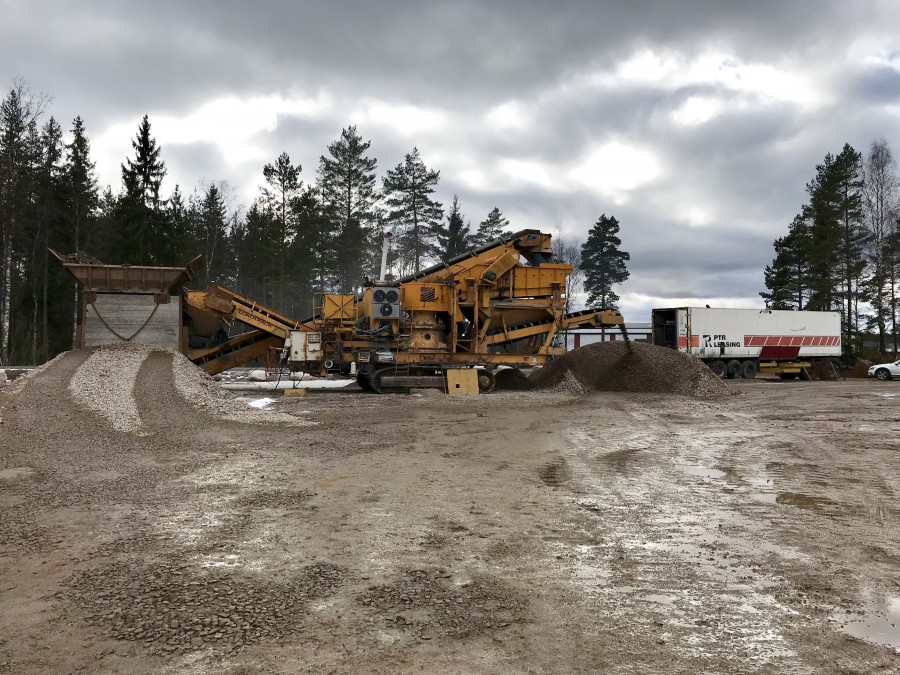 Krossanläggning komplett med elverk