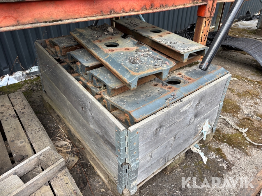 Bandplattor 2 st pall