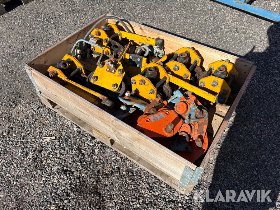 Pall med balkklämmor 500kg/1000kg