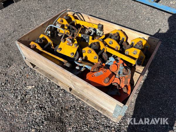 Pall med balkklämmor 500kg/1000kg