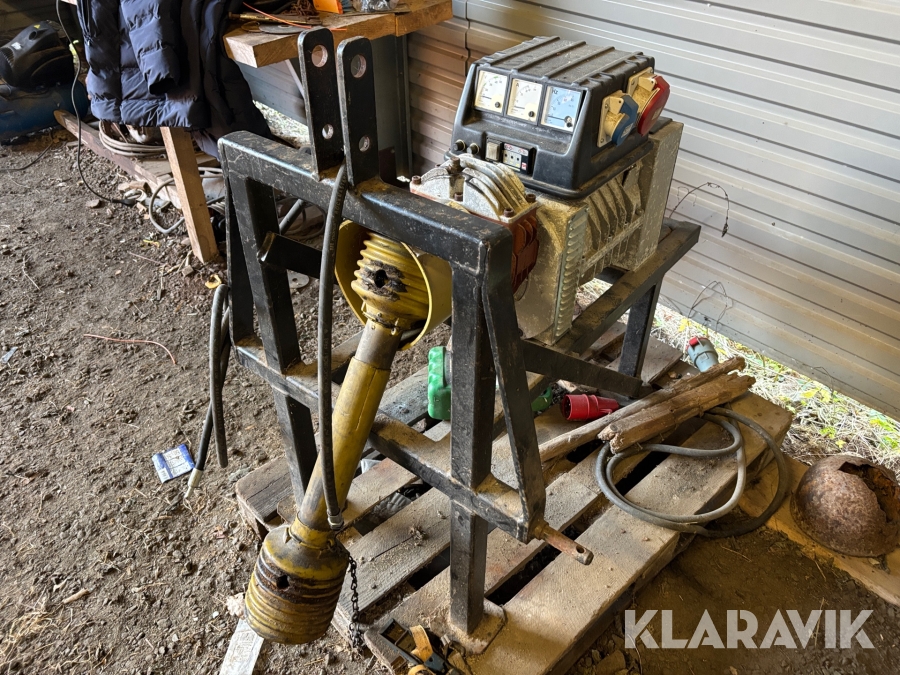 Traktordrivet elverk Kv Järn & Maskin T16