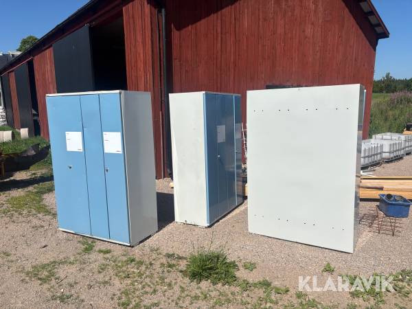 Omklädningsskåp 4st