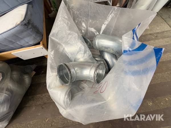 Ventilationsrör/ Böjar Lindab 125X90*
