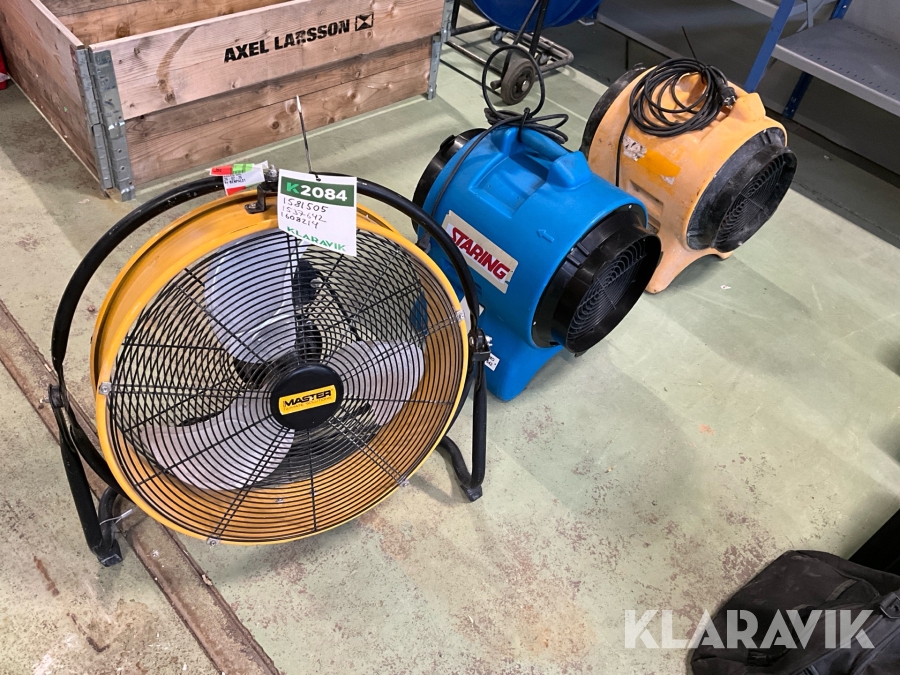 Fläktar Master, Americ BL 6800, VAF 300, DF20