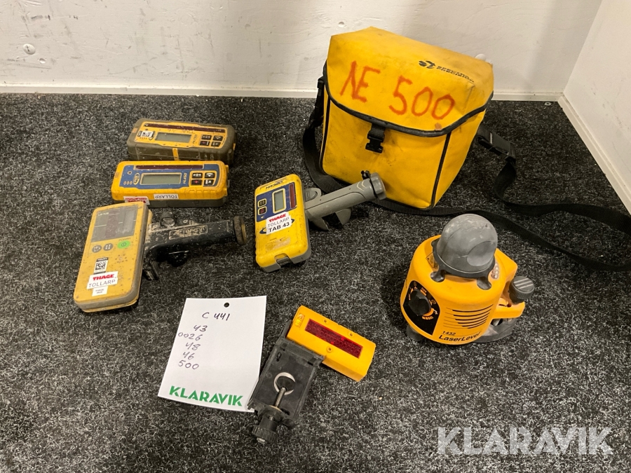 Laser och mottagare Spectra, Trimble