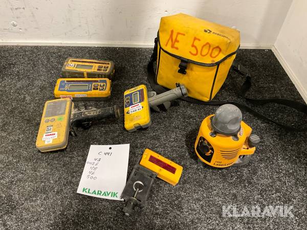 Laser och mottagare Spectra, Trimble