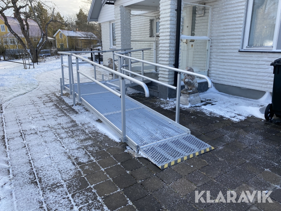 Rullstolsramp Kvistberga lättvikt aluminium