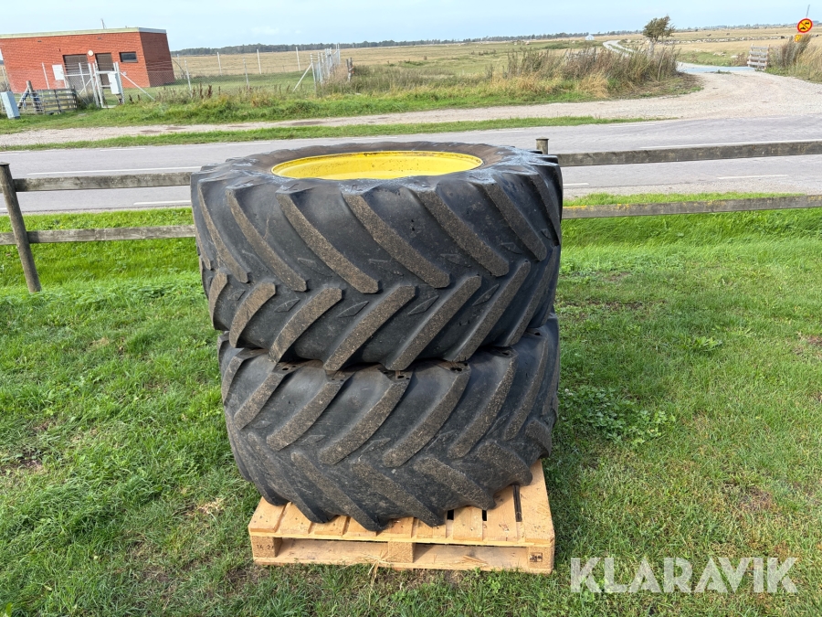 Lantbruksdäck på fälg Michelin 600/60R30 2 st