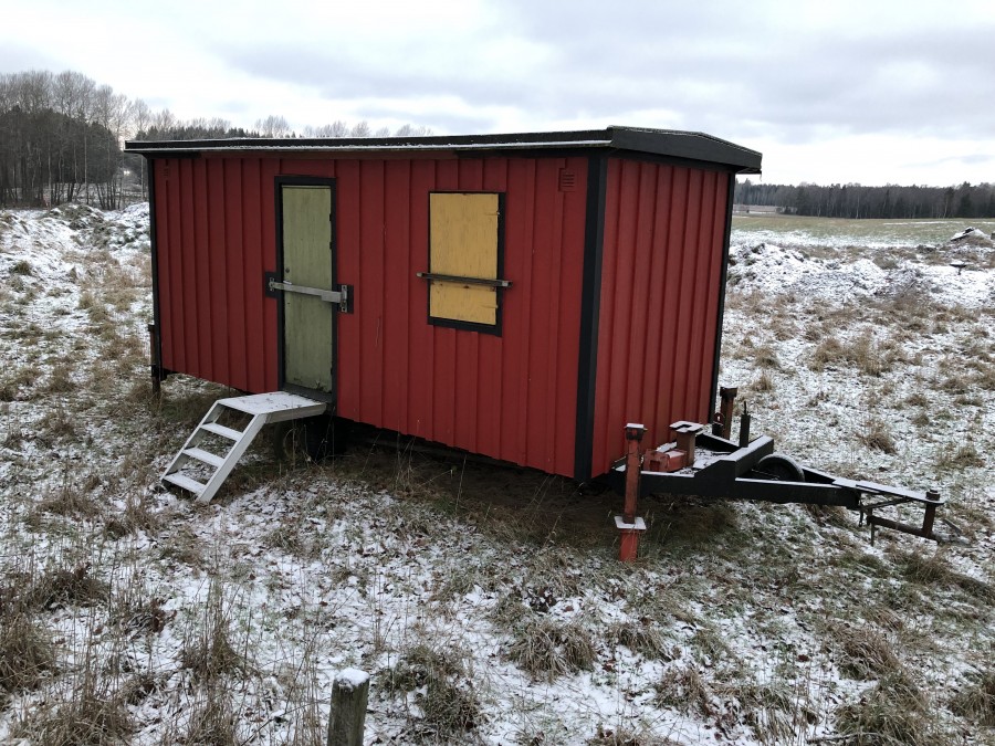 Kioskvagn inkl kylskåp, frys mm