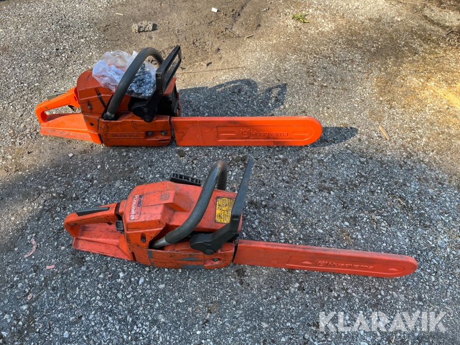 Motorsågar Husqvarna 242 och 252 XP 2 st
