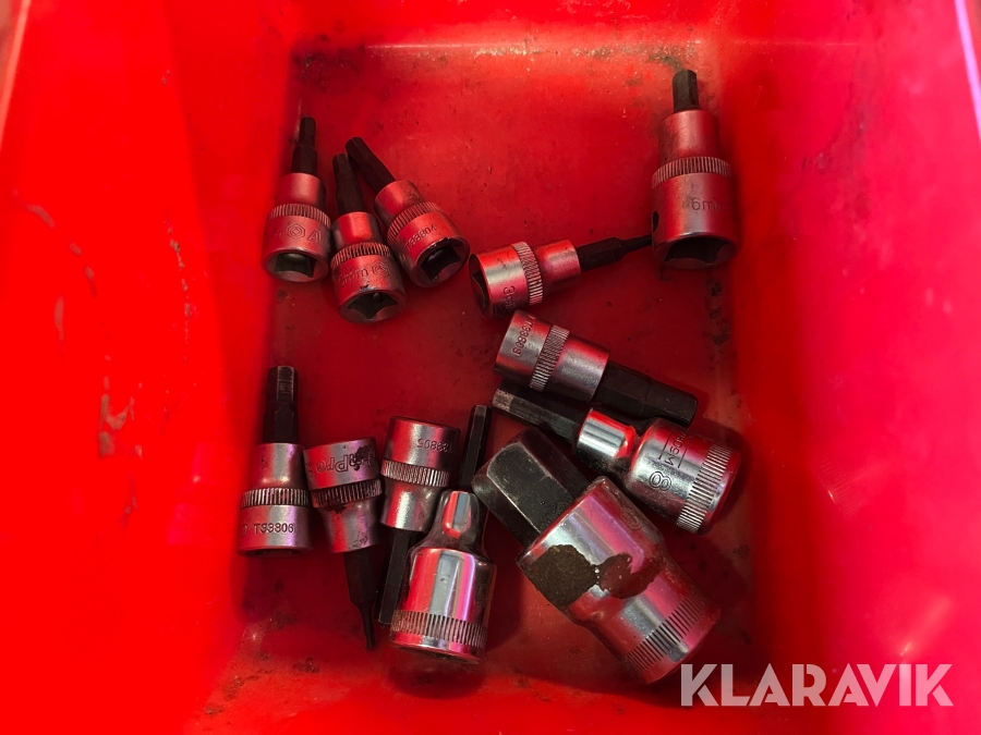 Insexnyckelhylsor AmPro 12st