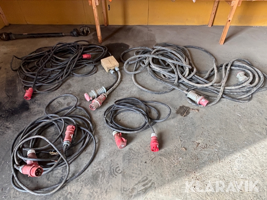 Parti med kablar 3 fas ABB Garo, wennekes