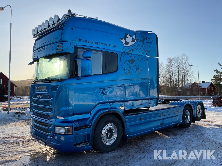 Longline Dragbil med TMA-fäste Scania R500 LB6X2*4MNB + Trailer Samro SR 334