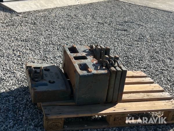 Frontvikter till Fendt 5 delar