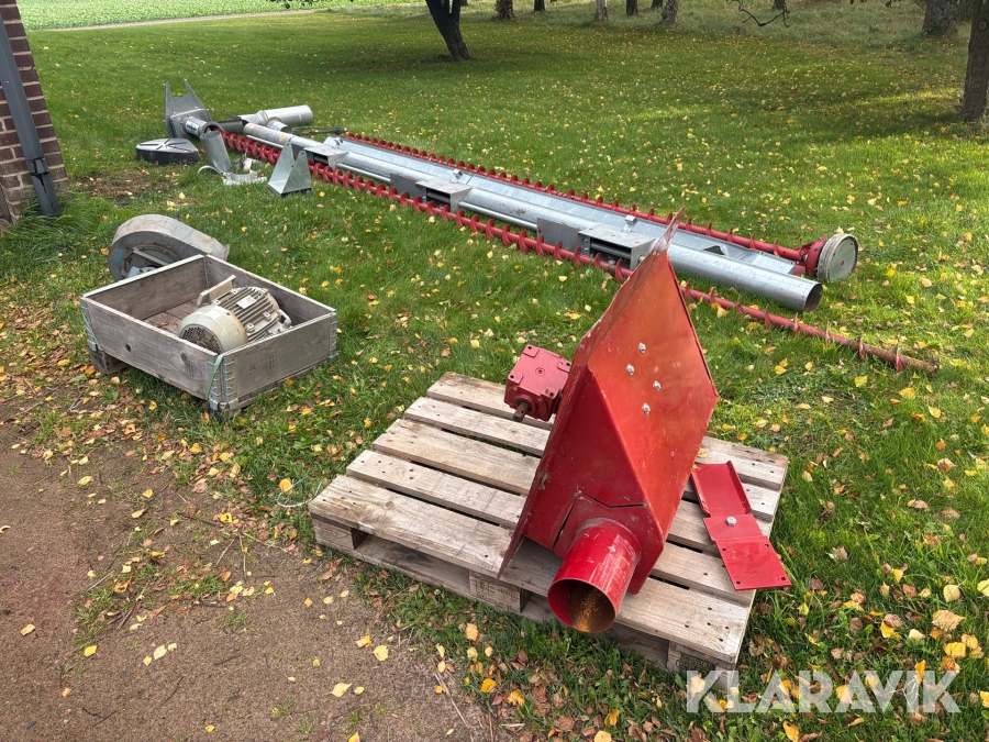 Tömningsutrustning spannmålssilo