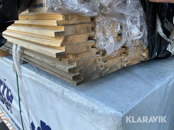 Ytterpanel Norra Gran Falsad spårpanel raka kanter