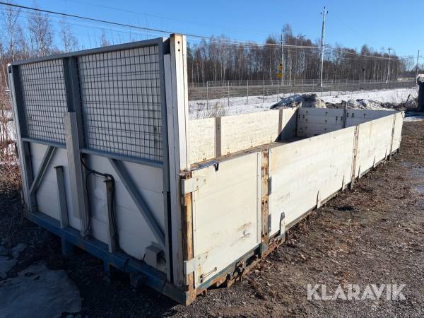 Flak med aluminium lämmar