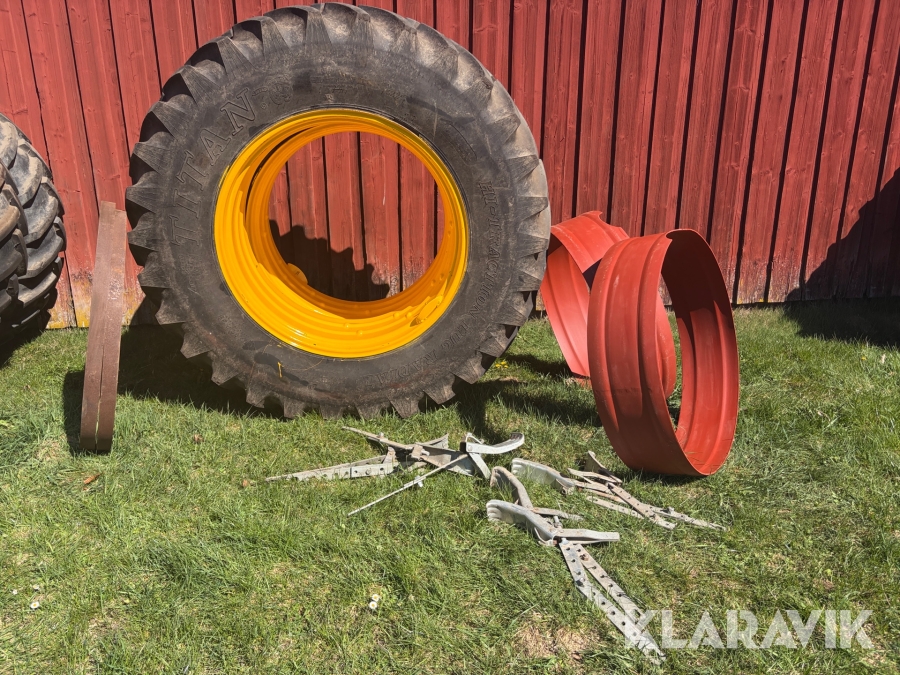 Dubbelmontage Titan 480/80R38