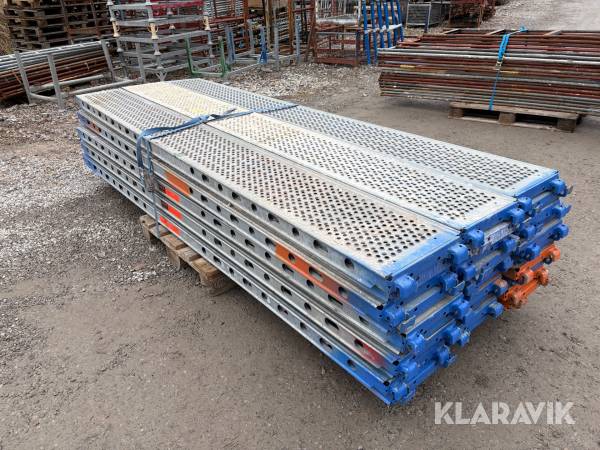 Stålplank till ställning Layher 3,07 x 0,32 m 30 st