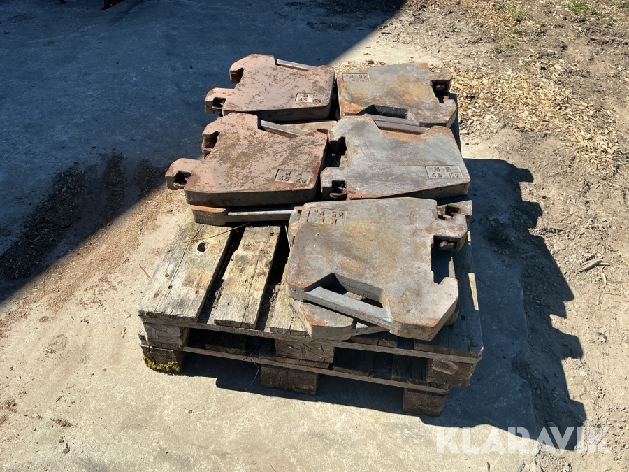 Frontvikter MF 45kg 10st