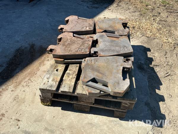 Frontvikter MF 45kg 10st