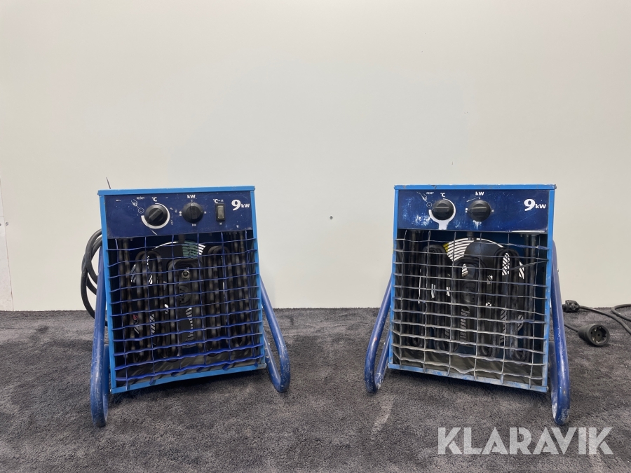 Varmluftsfläktar El-Björn VF 9, VF9B