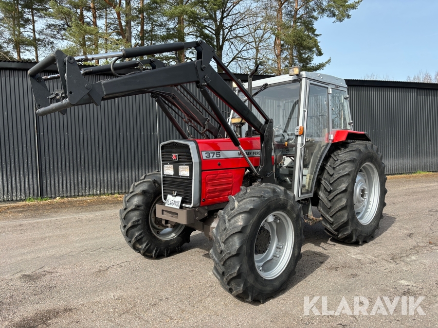 Traktor Massey Ferguson 375 med frontlastare