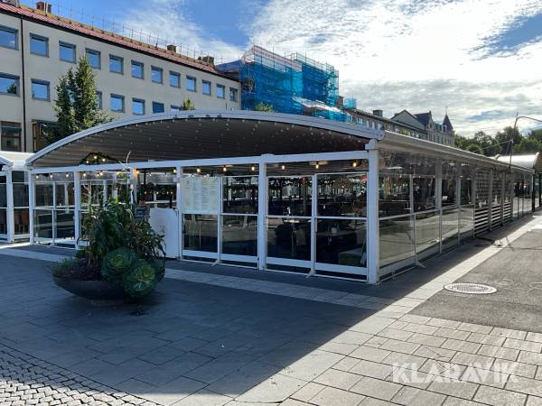 Uteservering/Terass/Pergola Nova Markis Sweden Luna XL 24,5x11 meter