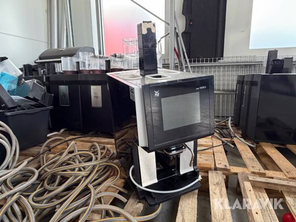 Kaffemaskiner Chaqwa och Mf WMF 1500 S med kompressorer 1 st + 9 st