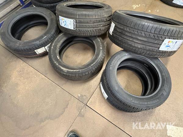 Blandade sommardäck Goodyear, Continental, Kumho