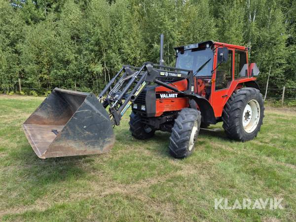 Traktor med lastare & skopa Valmet 505 4WD