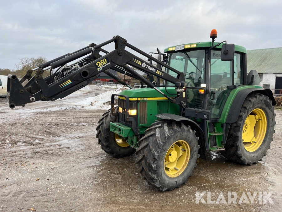 Traktor John Deere 6410 med lastare