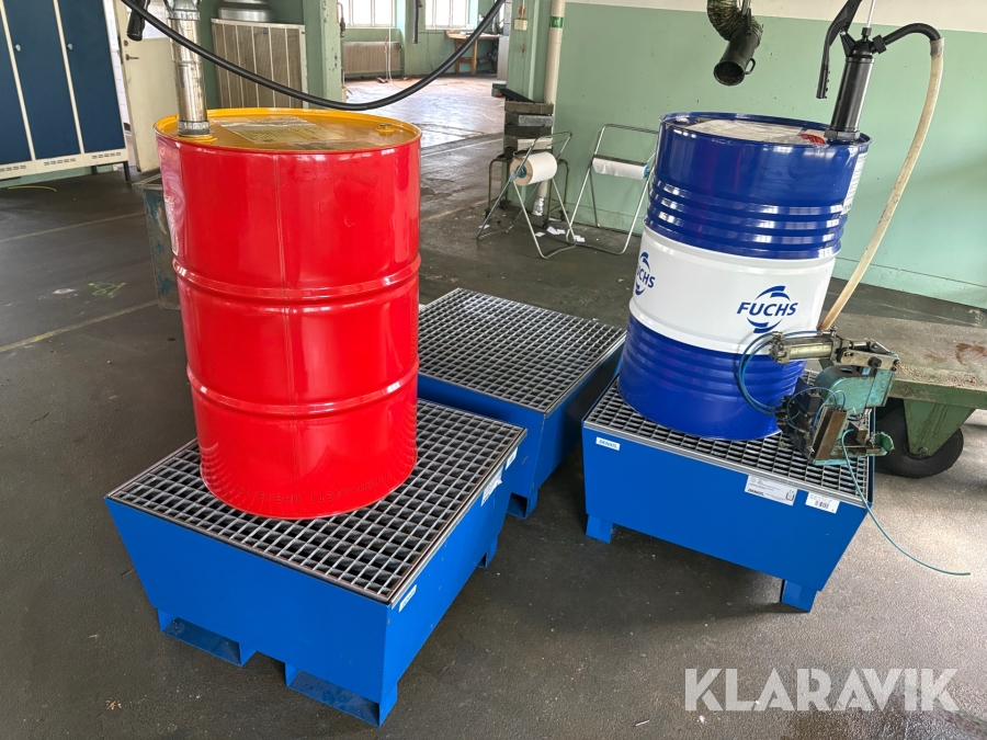 Spillkar Denios 200L 3st