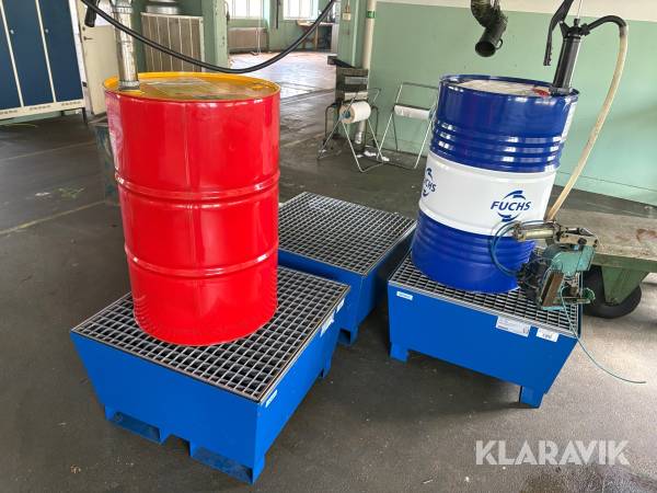 Spillkar Denios 200L 3st