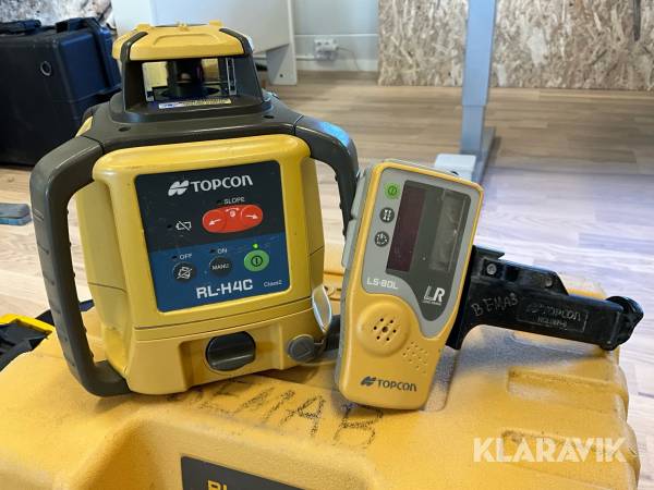 Planlaser Topcon RL-H4C kalibrerad