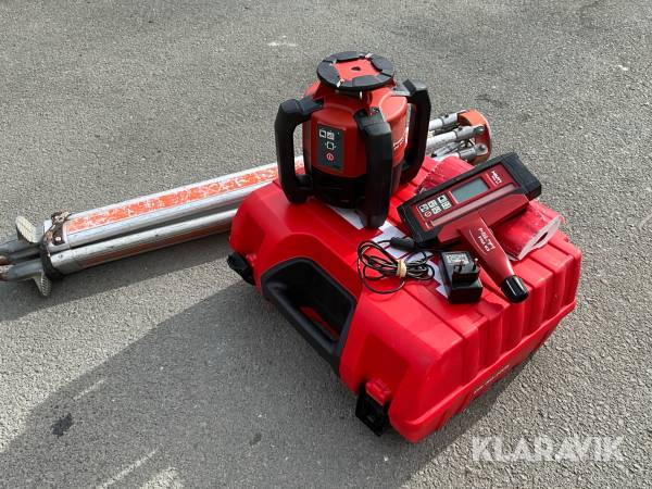 Tvåfallslaser Hilti PR 30-HVS Inkl. mottagare, mätsticka, laddare och stativ
