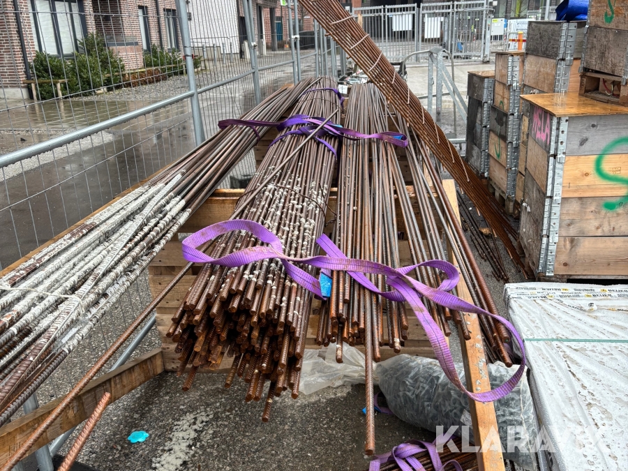 Armering, raka järn 6m och 12m