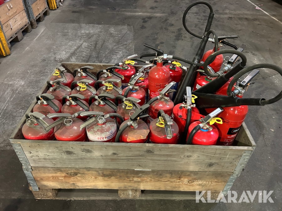 Brandsläckare ca 28 st