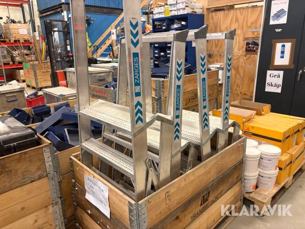 Trappstegar Säkerhetsbockar Zarges 4 st