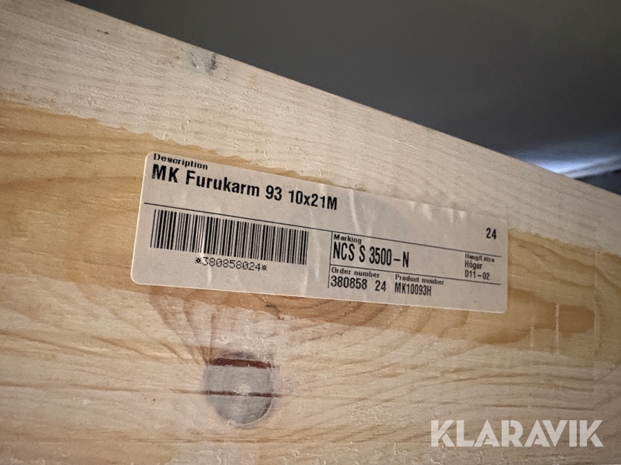 Innedörr och pendeldörr Swedoor 10x21 2 st