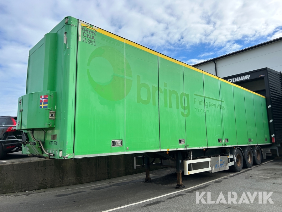 Skåptrailer ekeri T3-K med värmefläkt